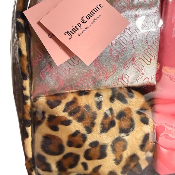 Juicy Couture Silver and Leopard Print Bag Set - Picture 2 of 6